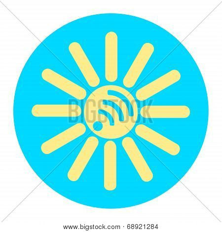 Yellow-blue Sun Wi-fi