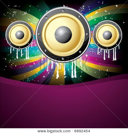 cool la musique de fond disco coloré