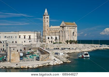 Panoramic view of Trani. Puglia. Southern Italy.