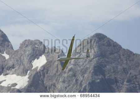 Radio Controlled Model Airplane In Flight