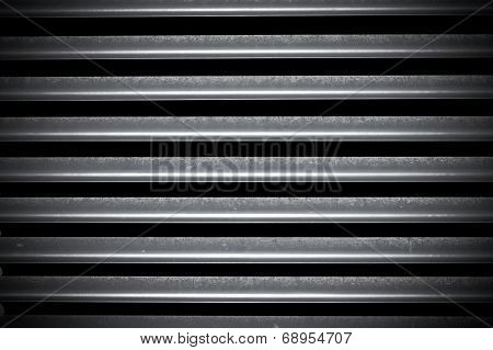 Dirty Metal Fence