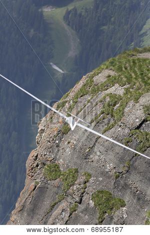 Radio Controlled Model Airplane In Flight