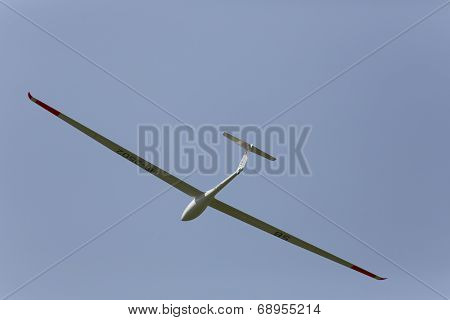 Radio Controlled Model Airplane In Flight