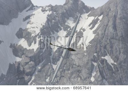 Radio Controlled Model Airplane In Flight