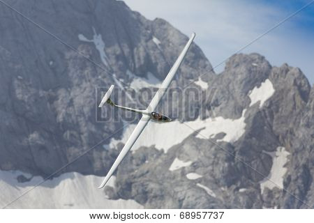 Radio Controlled Model Airplane In Flight