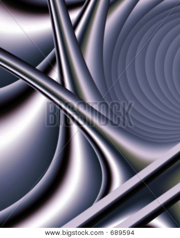 Fractal forme In acciaio