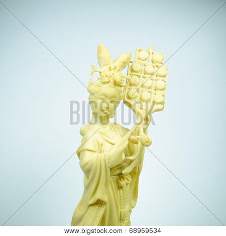 Old Wise Woman Statue,china