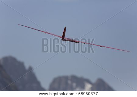 Radio Controlled Model Airplane In Flight
