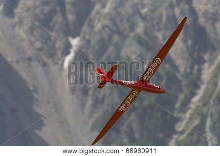 Radio Controlled Model Airplane In Flight