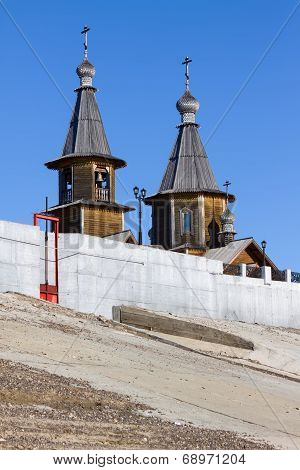 City Quay Of Lensk City