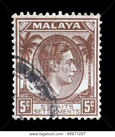 Malaya stamp 1937