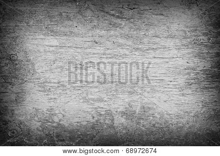 Peeling Paint On Weathered Wood As A Detailed Background