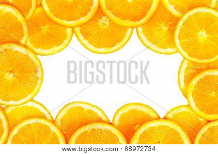 Orange  Texture With Space For Text