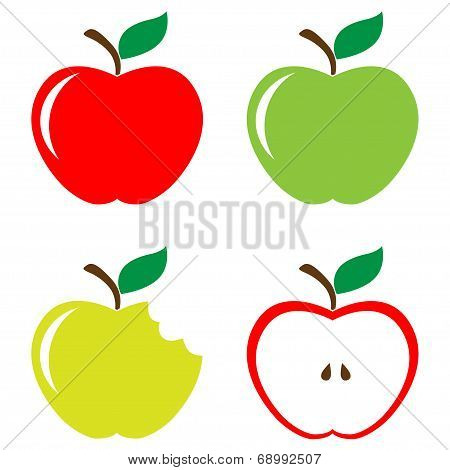Set of apples