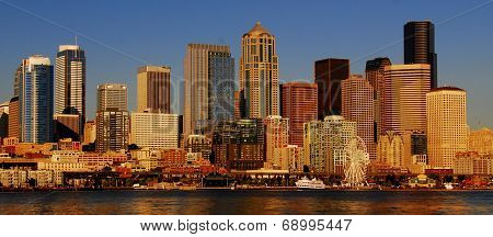 Seattle Skyline from Elliot Bay