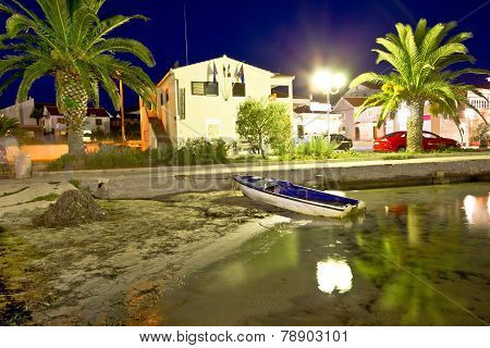 Petrcane Village Evening Waterfront View