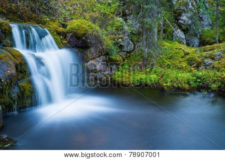 Wild waterfall