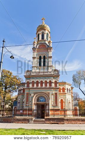 Orthodox Alexander Nevsky Cathedral (1884) In Lodz, Poland