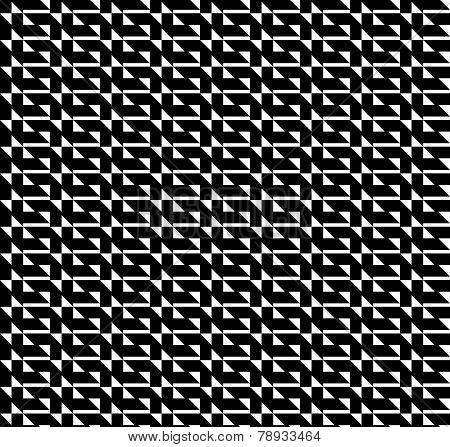 Black And White Geometric Seamless Pattern Abstract Background