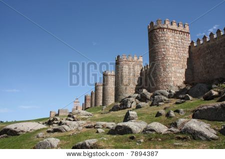 Ancient fortified walls