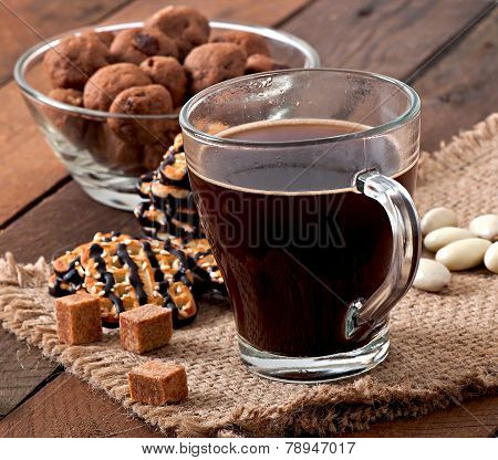 Italian cookies Florentino with raisins and walnuts