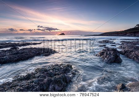 Wembury Beach Sunset
