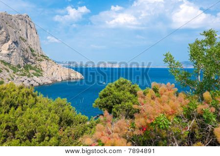 Panorama estivo di Crimea