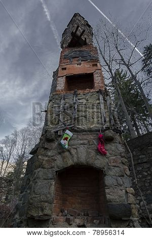 Abandoned Fireplace