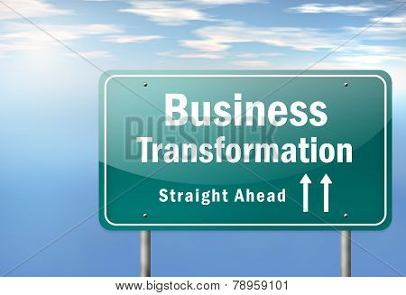 Highway Signpost Business Transformation