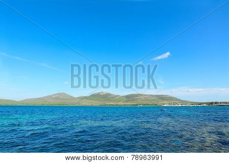 Blue Sea Under A Clear Sky