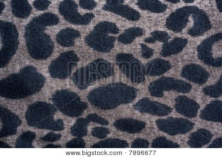 Brun Leopardskin mønster stof
