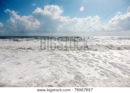 gale at the seaside