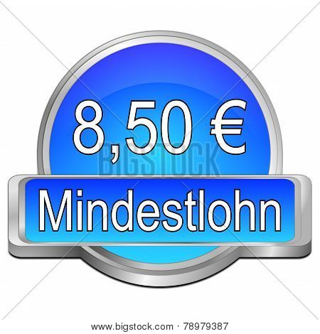 8,50 Euro minimum wage - in german
