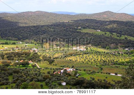 Dramatic Hillside At Evoramonte