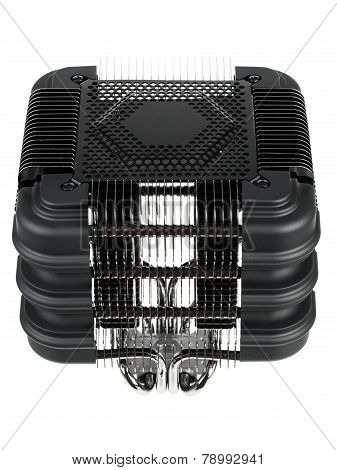 Radiator passive cooling of computer processor