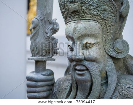 Wat Phra Kaew (the temple in grand palace) in Bangkok Thailand