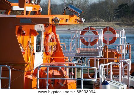 Equipment On A Maritime Pilot Boat