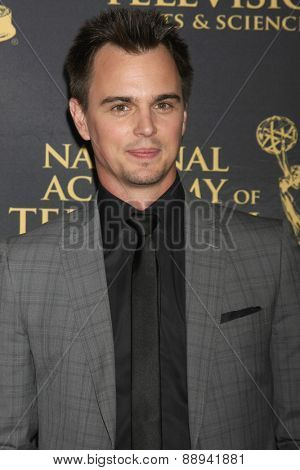 LOS ANGELES - FEB 24:  Darin Brooks at the Daytime Emmy Creative Arts Awards 2015 at the Universal Hilton Hotel on April 24, 2015 in Los Angeles, CA