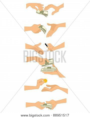 Hands With Money