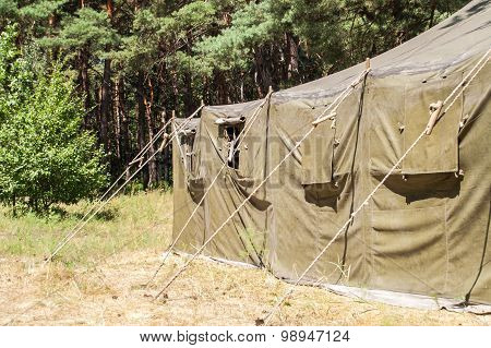 Tent in the woods