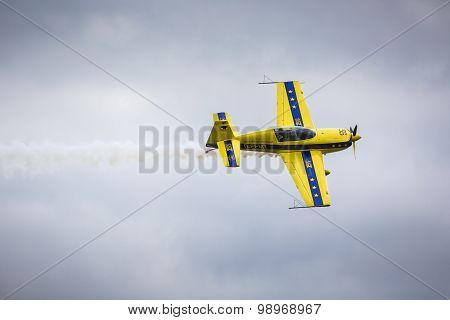 Gizycko, Poland - August 02: Mazury Airshow 2015 Event On August 02, 2015 In Gizycko, Poland