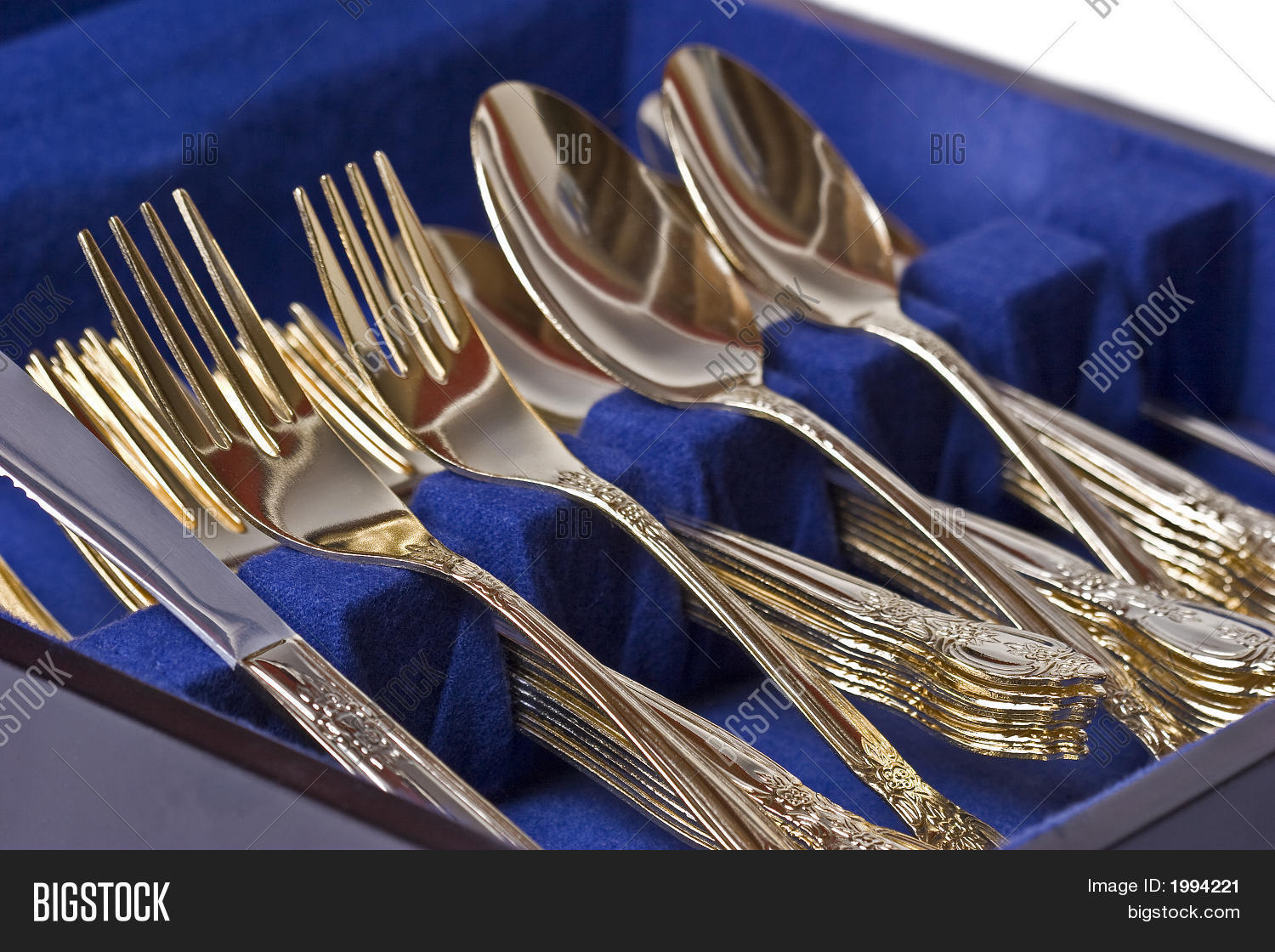 Gold Eating Utensils Image & Photo (Free Trial) Bigstock