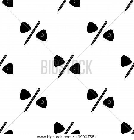 Pencil and sewing wash.Sewing or tailoring tools kit single icon in black style vector symbol stock web illustration.