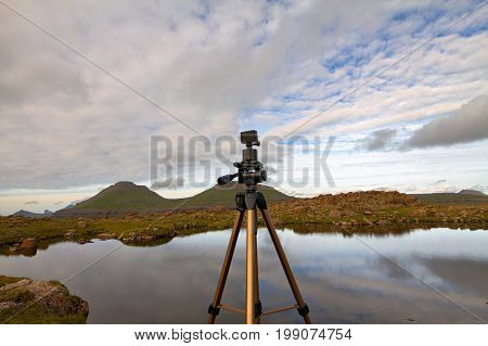 The nature of the Faroe Islands in the north Atlantic