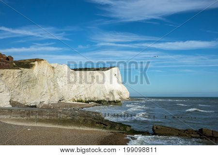 View of Splash Point and Seaford Head from Seaford in East Sussex.