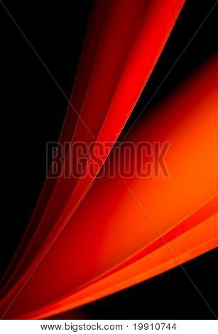glödande orange papper bakgrund