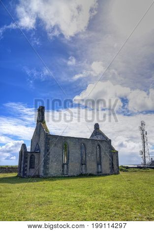 Inishmore on the Aran Islands in Ireland.