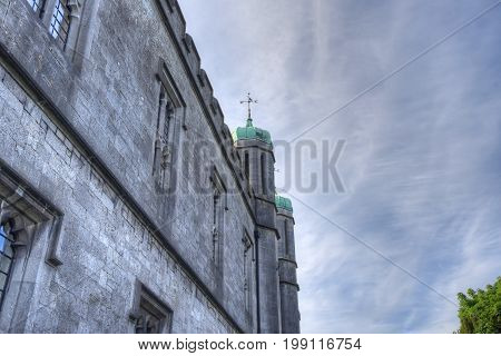 GALWAY IRELAND - JUNE 2 2017 - The National University of Ireland in Galway.