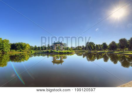 The Forest Park bandstand in St. Louis Missouri.
