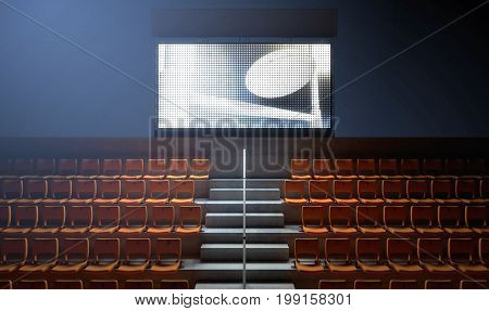 Sports Stadium Scoreboard